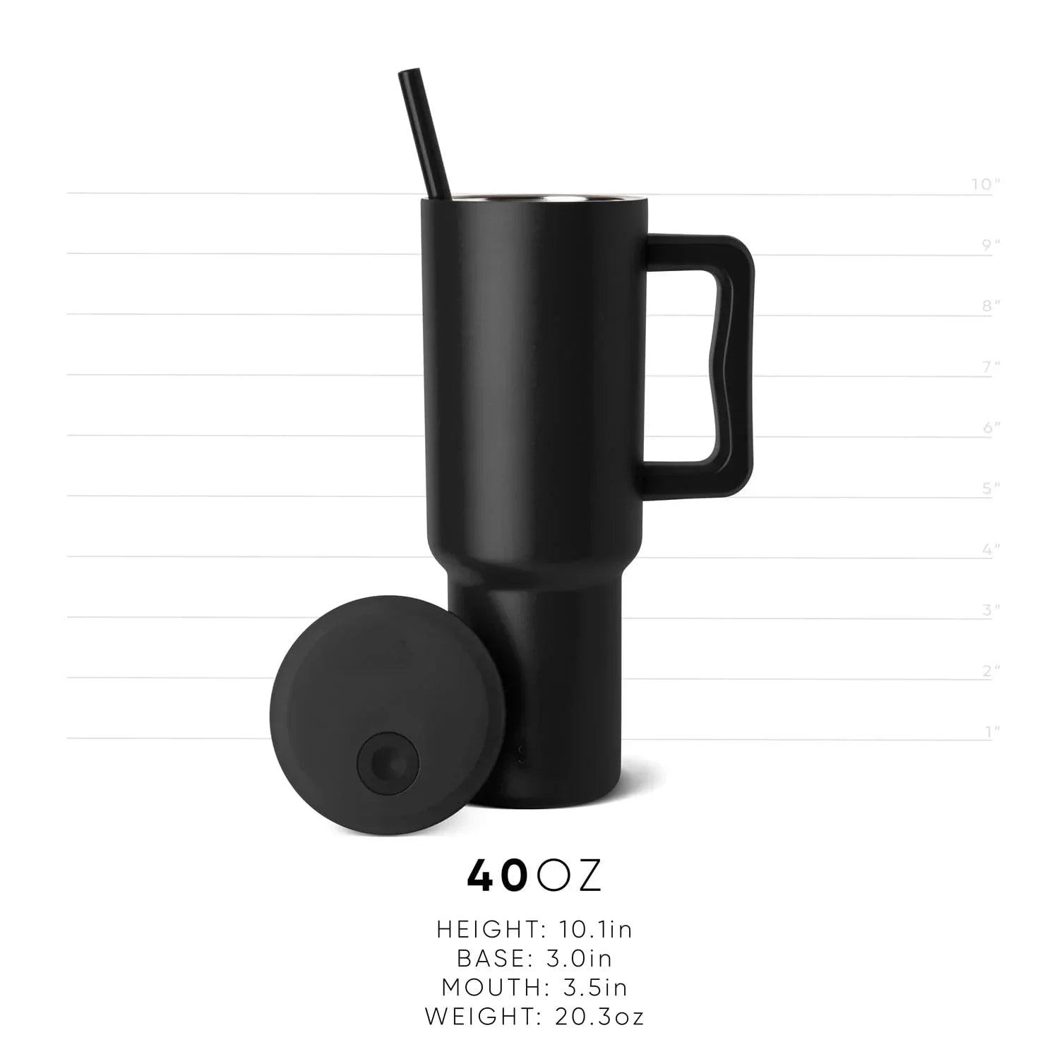 16378 1c-004 Vaso con asa y tapa 2 Pzas