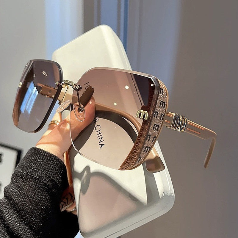 17948 1l-397 Gafas de sol recortadas de media montura 1 Pza