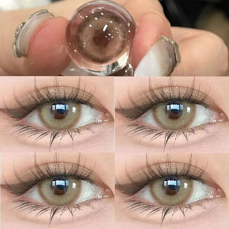 18035 1b-003 par de lentes de contacto de Color Natural para ojos