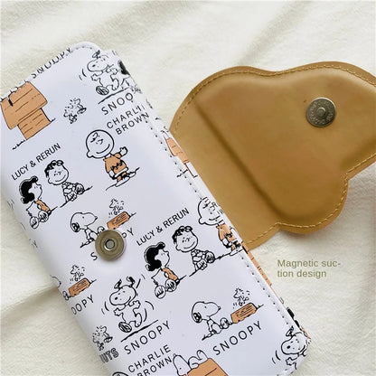 11280 2b-02-17 Snoopy Spike-cartera de dibujos animados Kawaii de Corea del Sur Ins, monedero