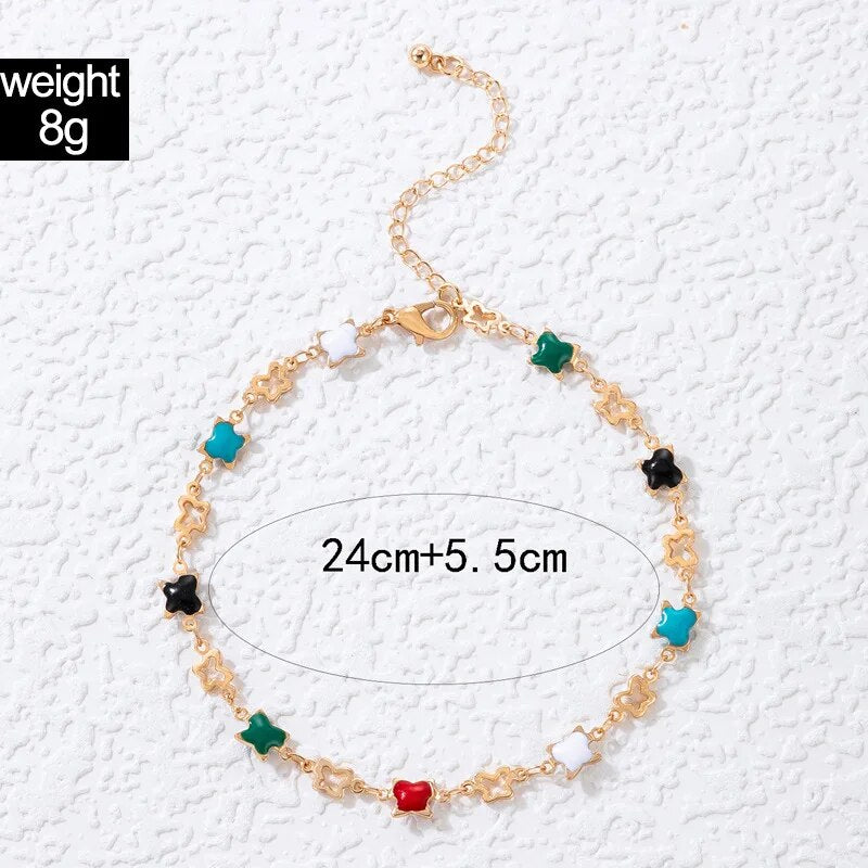 6669 1b-02-09 Tobillera Vintage Bohemia