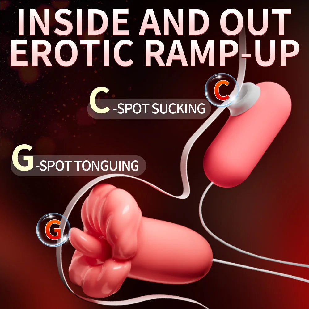 8972 1b-048 Vibradores de succión para lamer para mujer