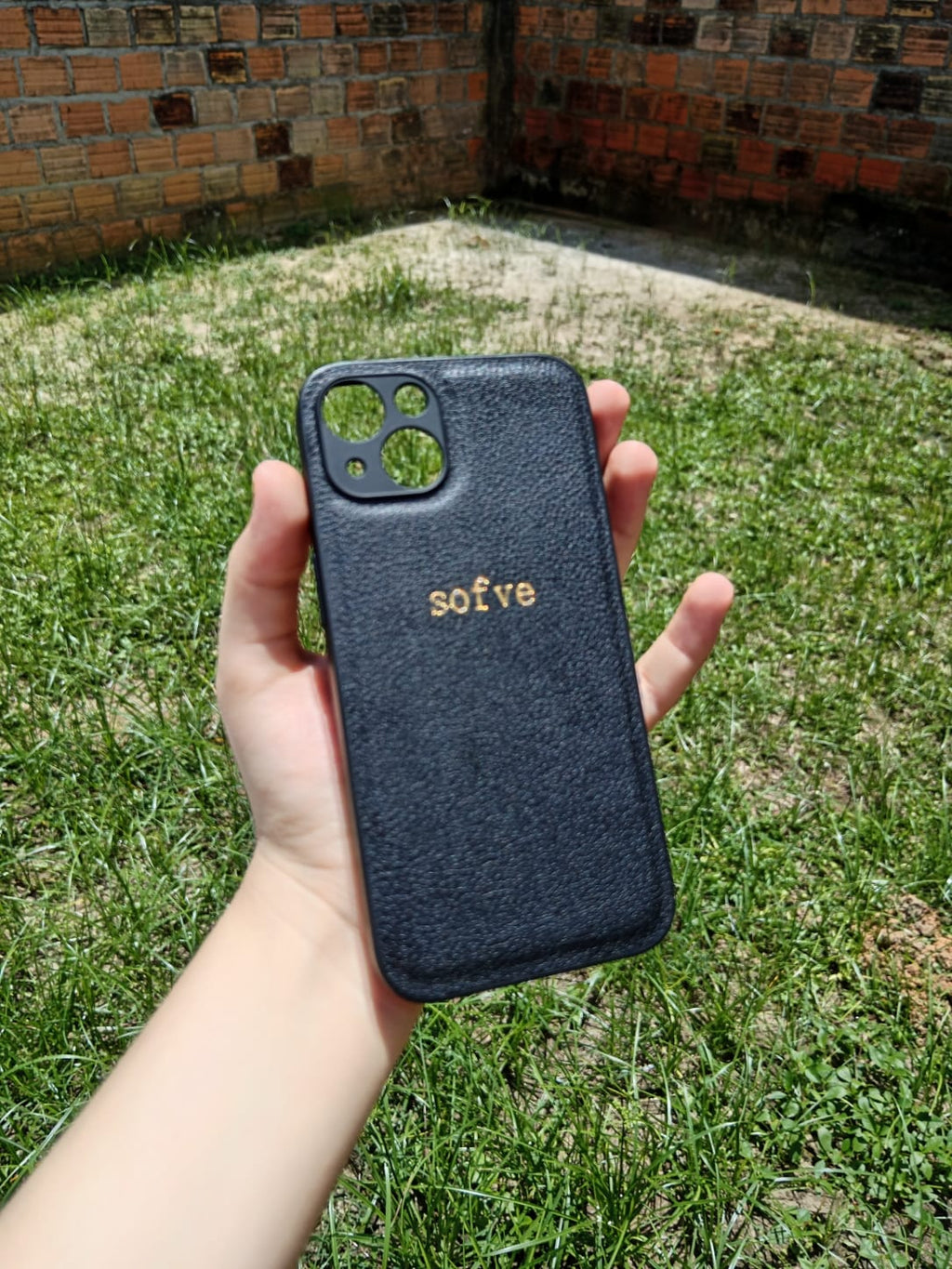9505 2t-014 Funda Sofve de Cuero para iPhone