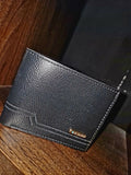 9707 1c-015 Billetera Bifolded Para Hombre Con Clip Para Dinero