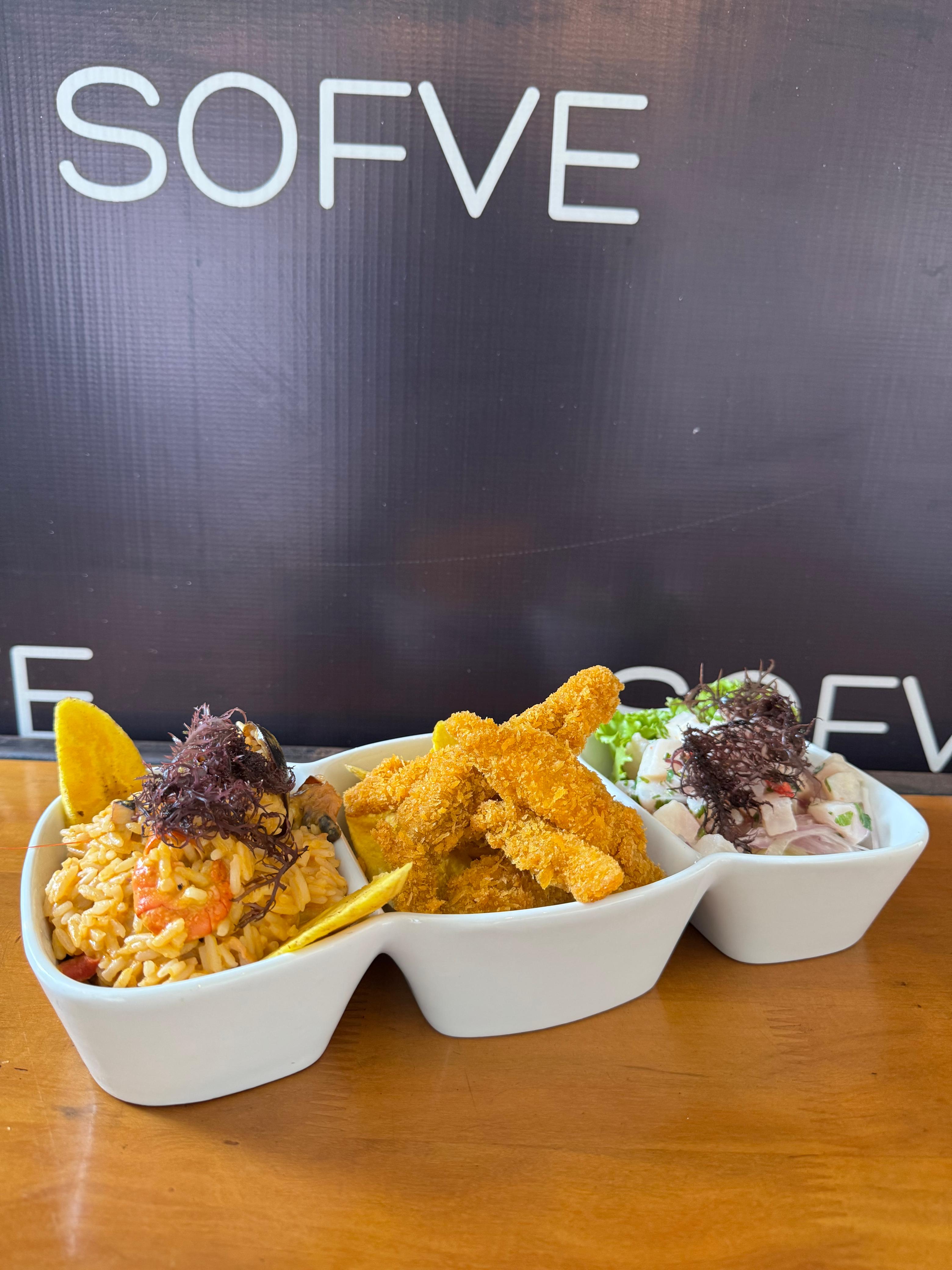 Trio Ceviche + Chicharron