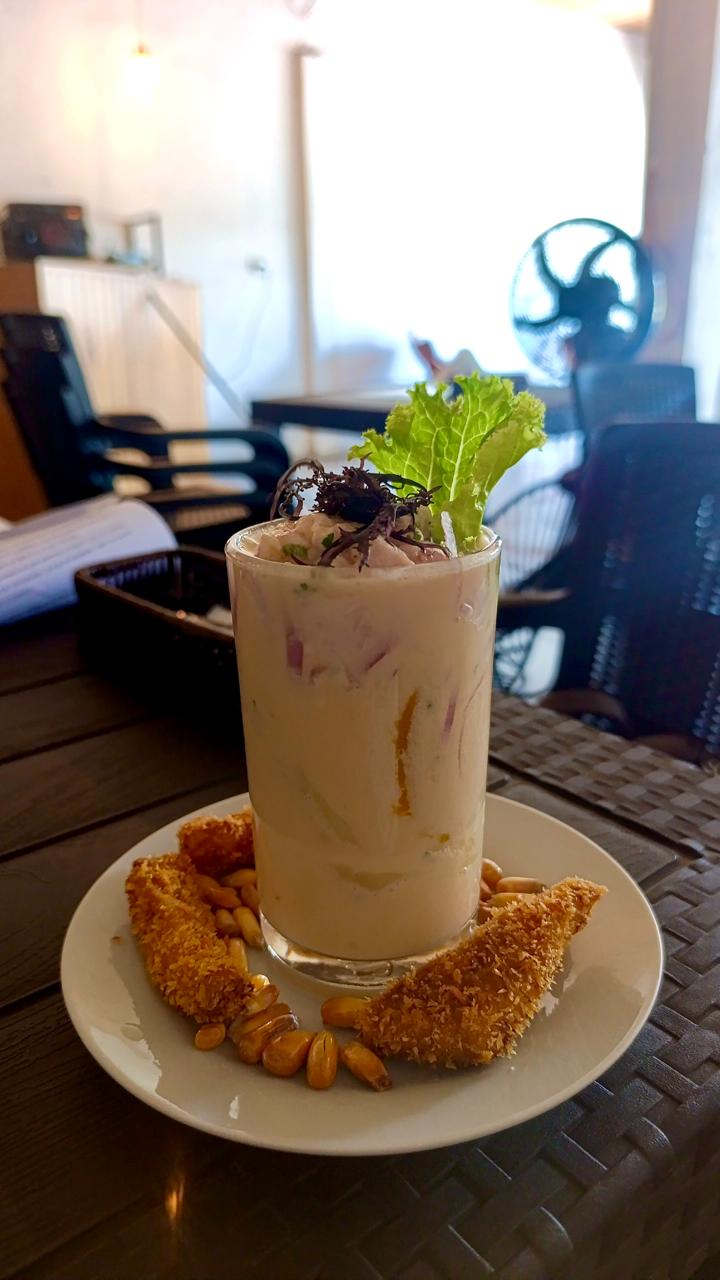 Leche de Tigre 60gr, con Chicharrones