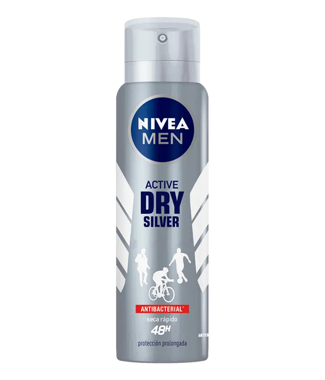 2c-01-04 Desodorante Nivea Men Active Dry Silver 150 ml