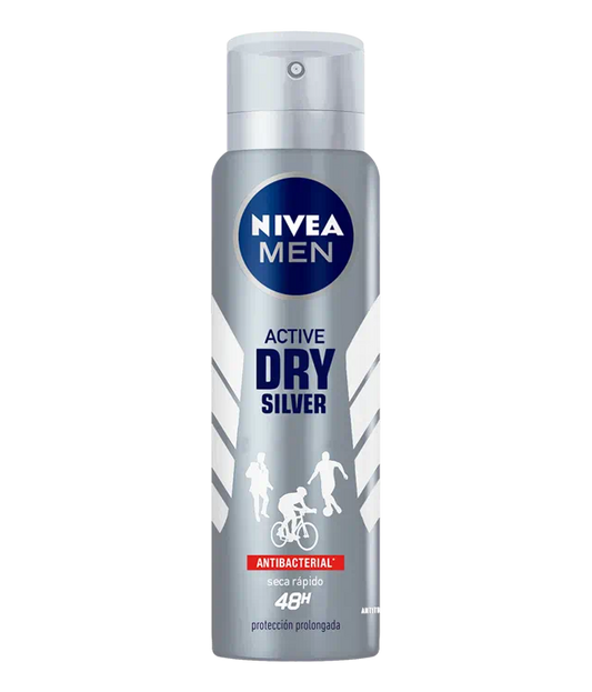 2c-01-04 Desodorante Nivea Men Active Dry Silver 150 ml