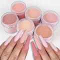 17788 1b-030 Polvo Acrílico Rosa 10 g - 6 Pzas