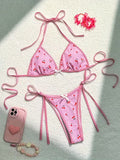 19849 1a-110  Bikini de mujer con estampado 2PZS