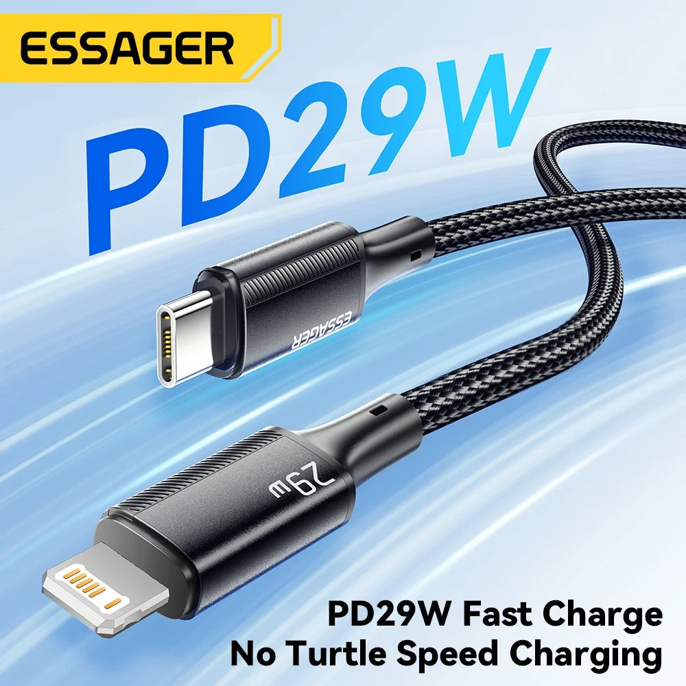 11787 2t-001 Essager Cable USB tipo C a Ligthning