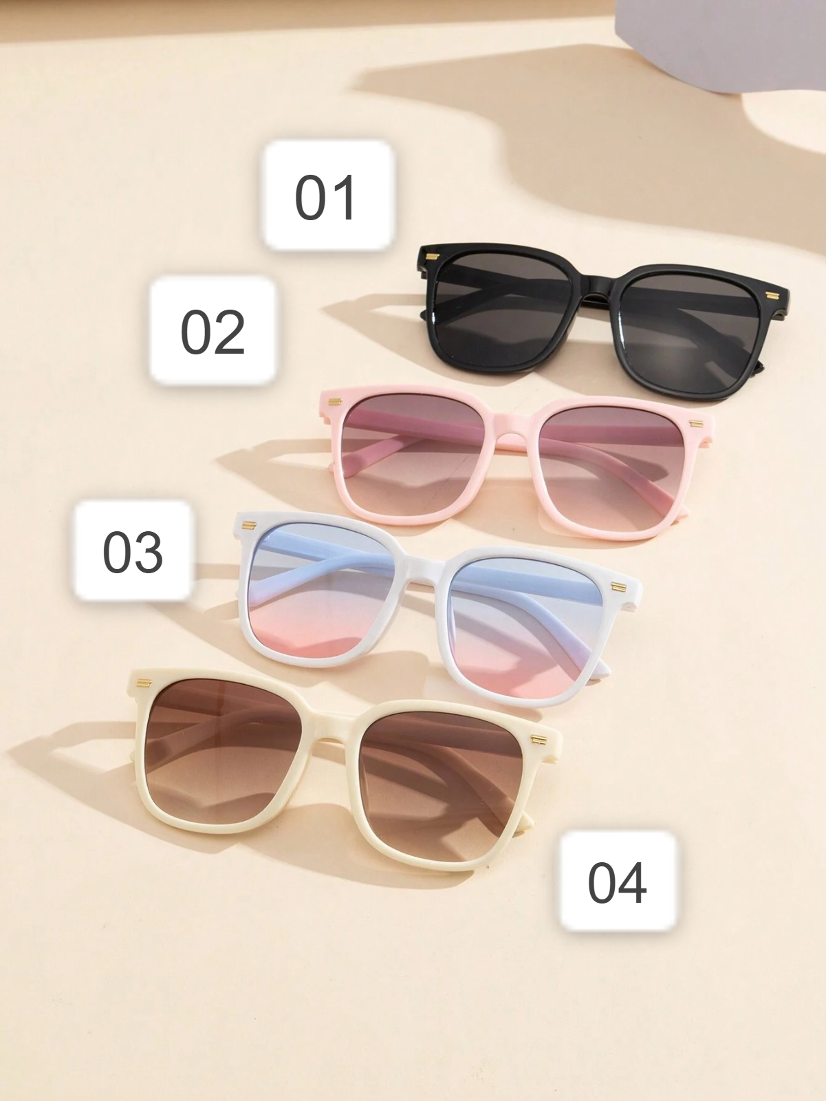 15747 1b-04-04 Gafas de sol de moda 1 Pza