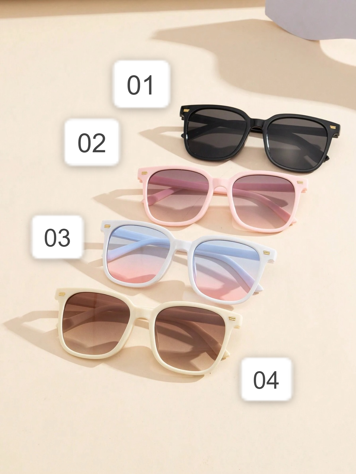15747 1l-398 Gafas de sol de moda 1 Pza