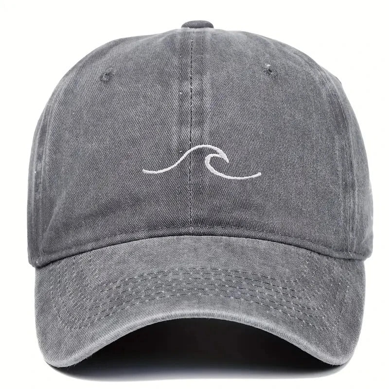 16276 1c-028 Gorra de béisbol con bordado ondulado