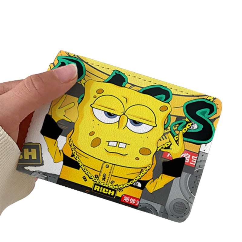 9460 1b-070 Tarjetero Bob Esponja y Patricio