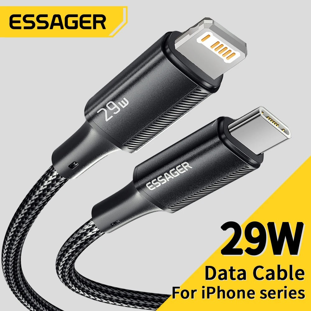 11787 2t-001 Essager Cable USB tipo C a Ligthning