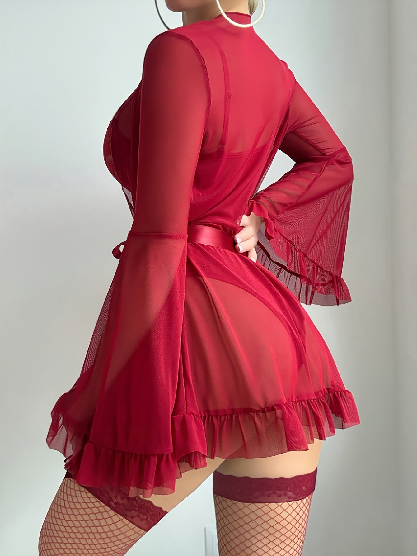 19647 ID-265 Conjunto de lencería sensual 3 Pzas