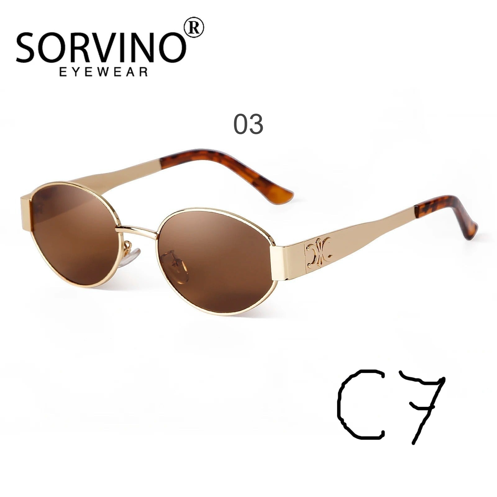 13624 1l-392 Gafas de sol ovaladas 1 Pza