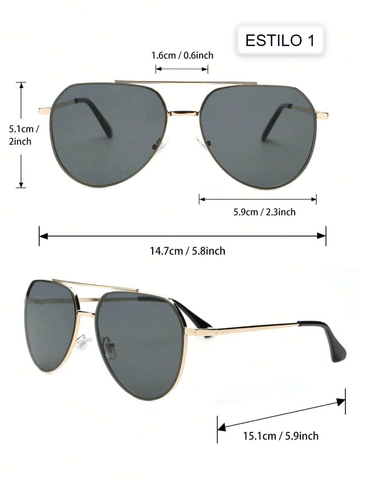 15748 1l-384 Gafas de sol 1 Pza