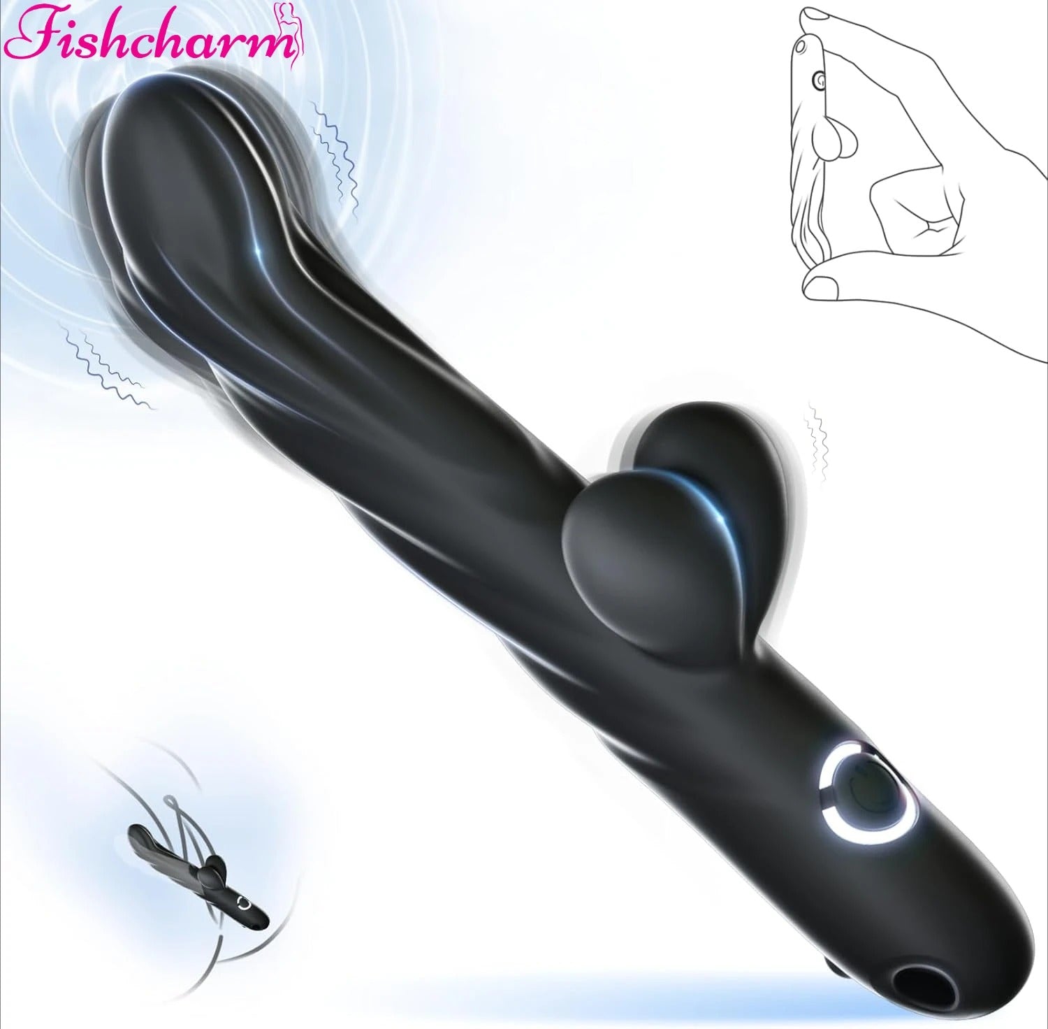 17259 1b-012 Mini vibrador tipo bala 1 Pza