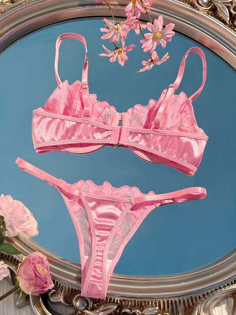 19851 1a-031 Conjunto de lencería femenina de 2 piezas