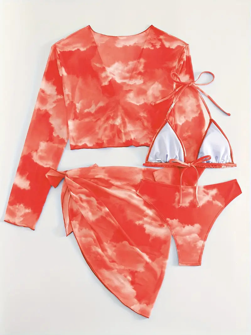 19143 1a-003 Conjunto Traje de baño 4 Pzas