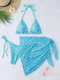 19145 1a-002 Conjunto de Bikini de Tres Piezas