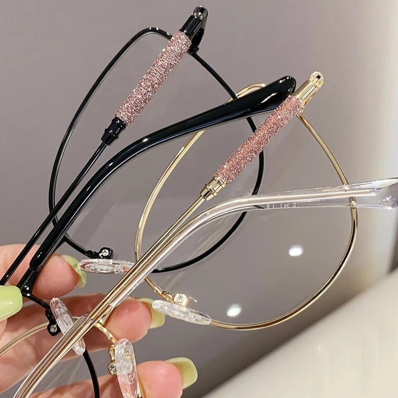 5619 1b-02-13 Gafas de Metal con montura de ojo de gato