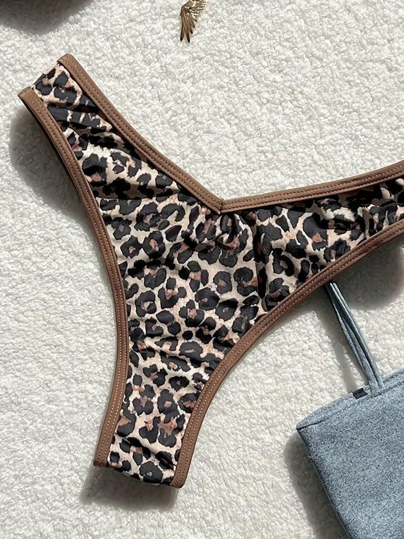 19931 1a-123 Bikini de leopardo sexy