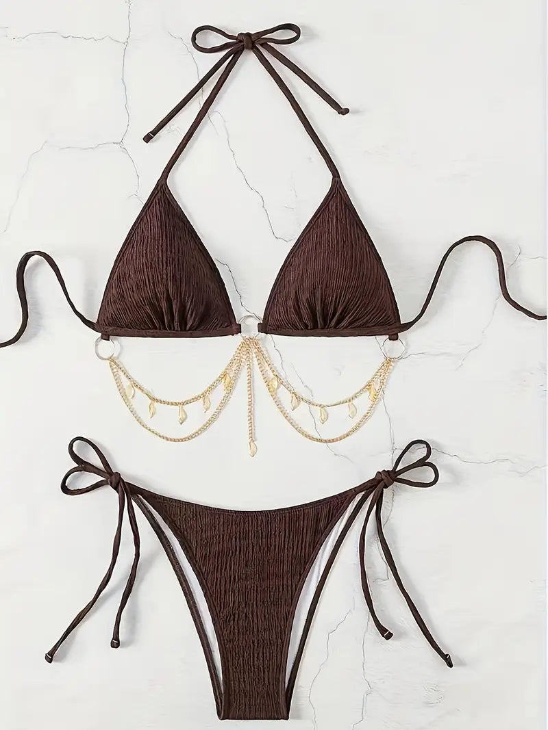 19857 1a-021 Traje de Baño Bikini Sexy 2Pzs