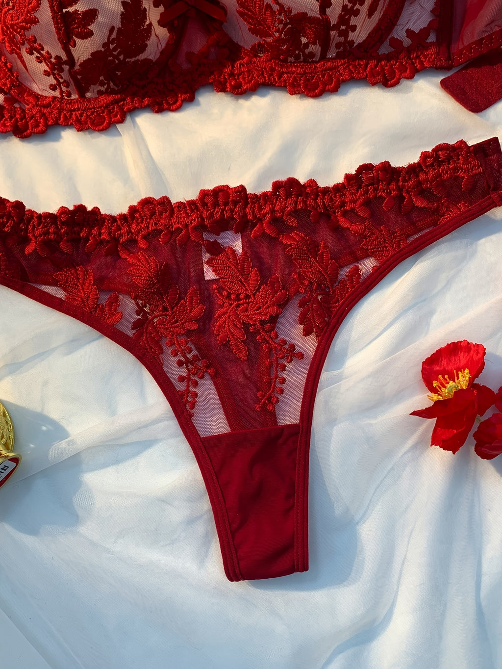 19674 ID-265 Lenceria Encaje  Elegante 1 Pza