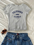 19870 1a-030 Camiseta casual para mujer con estampado