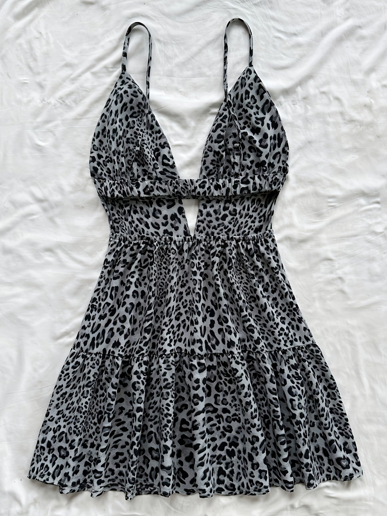 19146 1a-018 Vestido diseño Leopardo 1 Pza