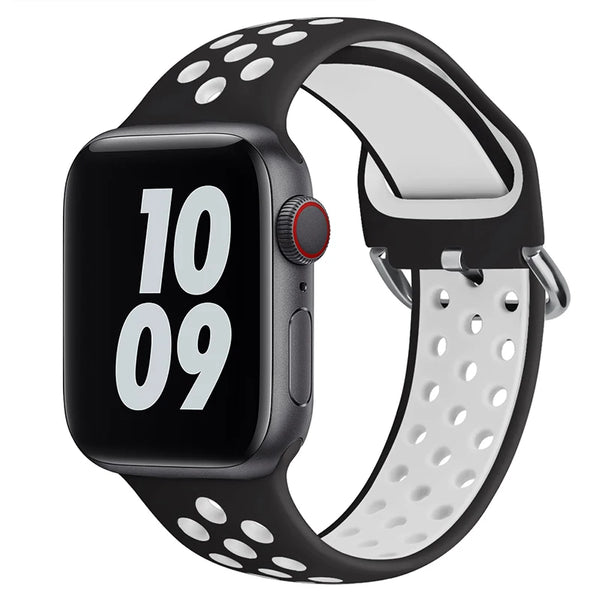 6643 Correa de silicona transpirable para Apple Watch