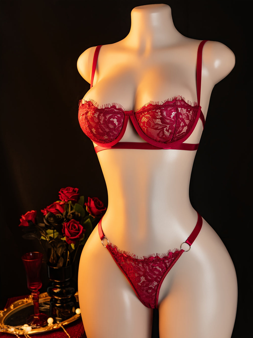 19587 ID-265 Conjunto de lencería sexy 2 Pzas