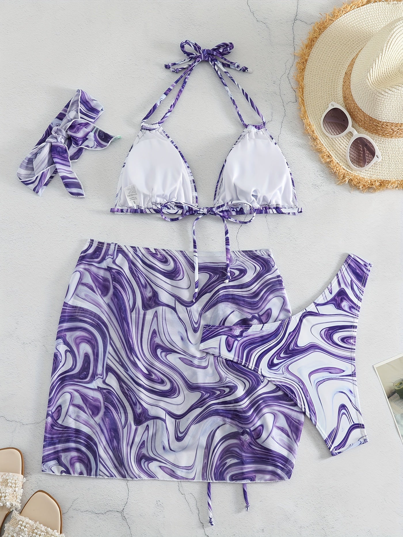 19601 1a-122 Conjunto bikini sexy 4 Pzas