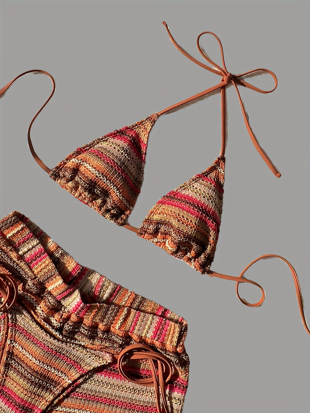 19593 1a-110 Conjunto Bikini Feria 3 Pzas