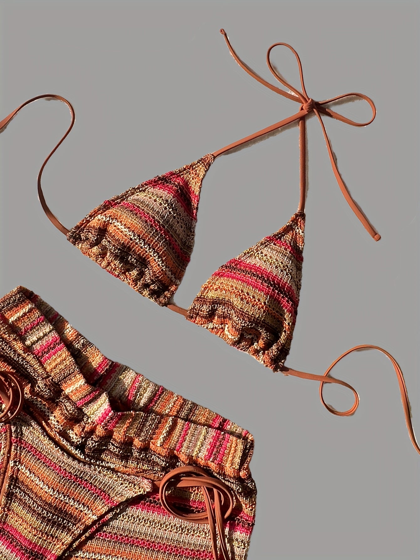 19593 1a-110 Conjunto Bikini Feria 3 Pzas