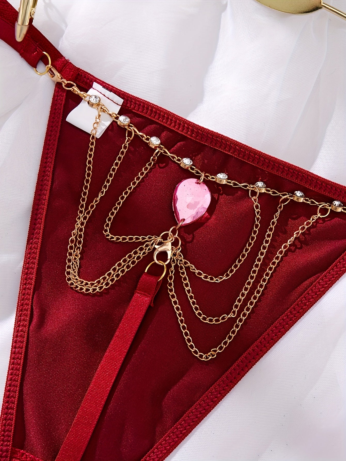 19481 1a-031 Tanga de Cintura Brillante 1 Pza