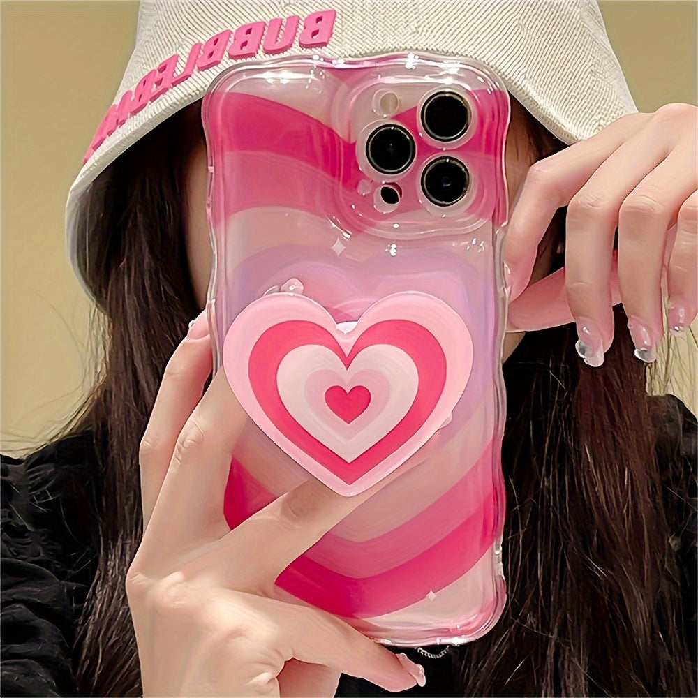18400 2t-014 Funda iPhone diseño corazón 1 Pza