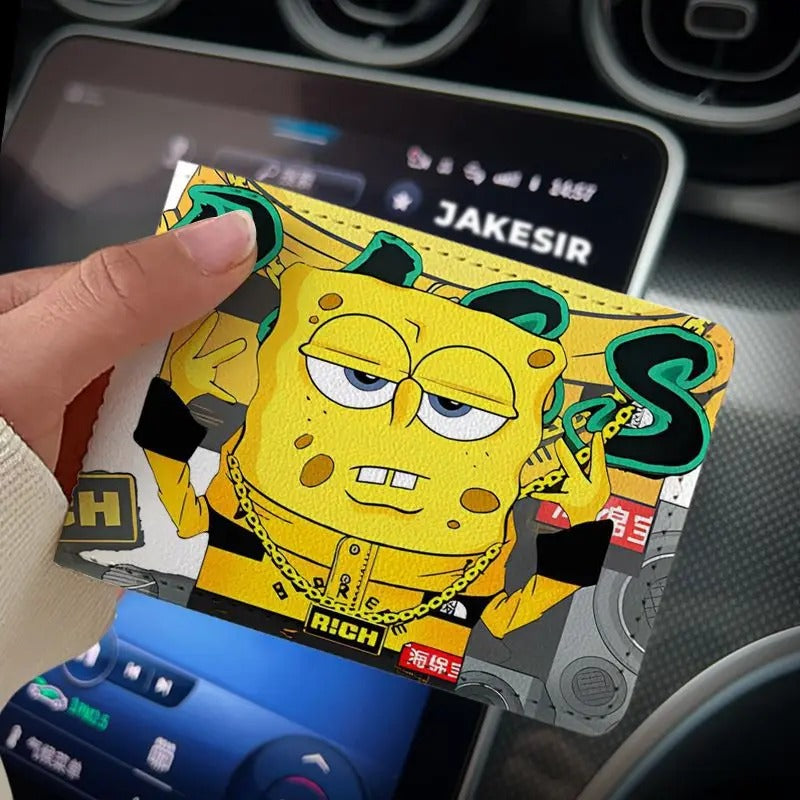 9460 1b-070 Tarjetero Bob Esponja y Patricio