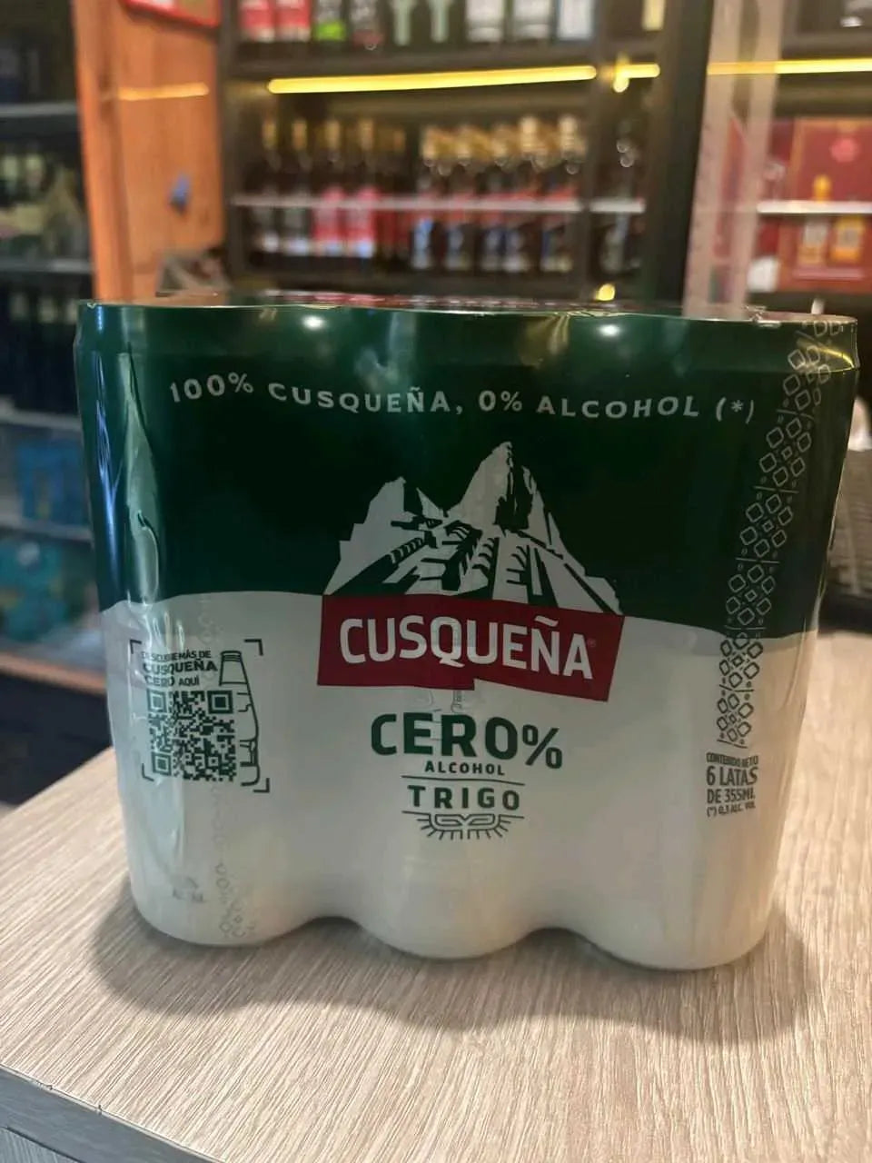 Sixpack Cusqueña Trigo Cero Alcohol 355ml