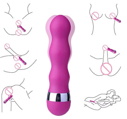 18828 1b-048 Consolador de vibrador vaginal y estimulador del punto G 1 Pza