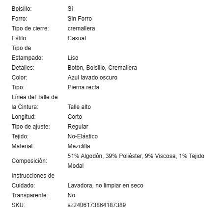 19393 1a-004 Shorts SOFVE