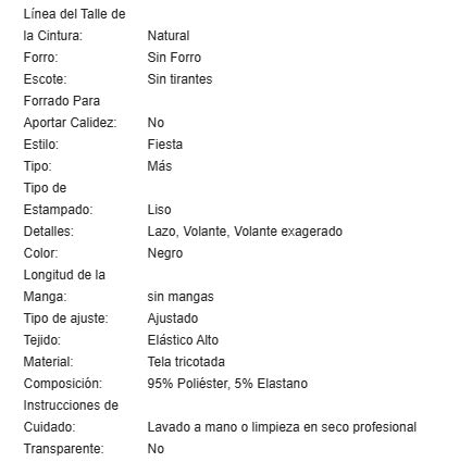 19385 1a-023 Body Sin Tirantes Con Volantes 1 Pza