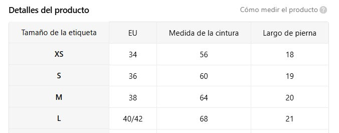 19155 1a-002 Conjunto de ropa interior 7 Pzas