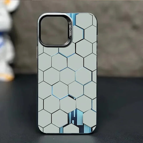 18118 2t-014 Funda de teléfono con patrón de panal 1 Pza
