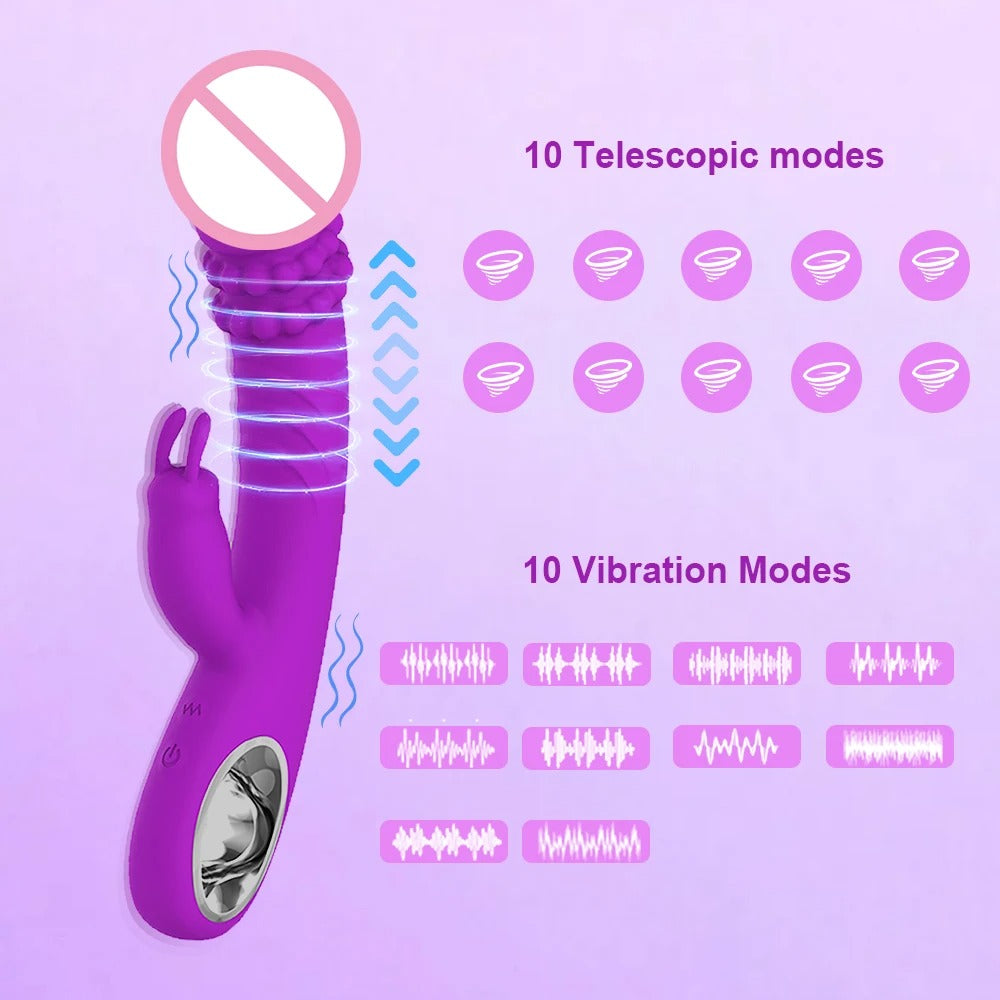 18696 1b-050 Potente vibrador de conejo 1 Pza