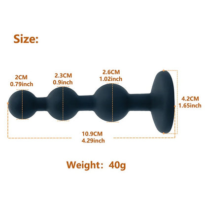 18712 1b-066 Cuentas Anales de silicona 1 Pza