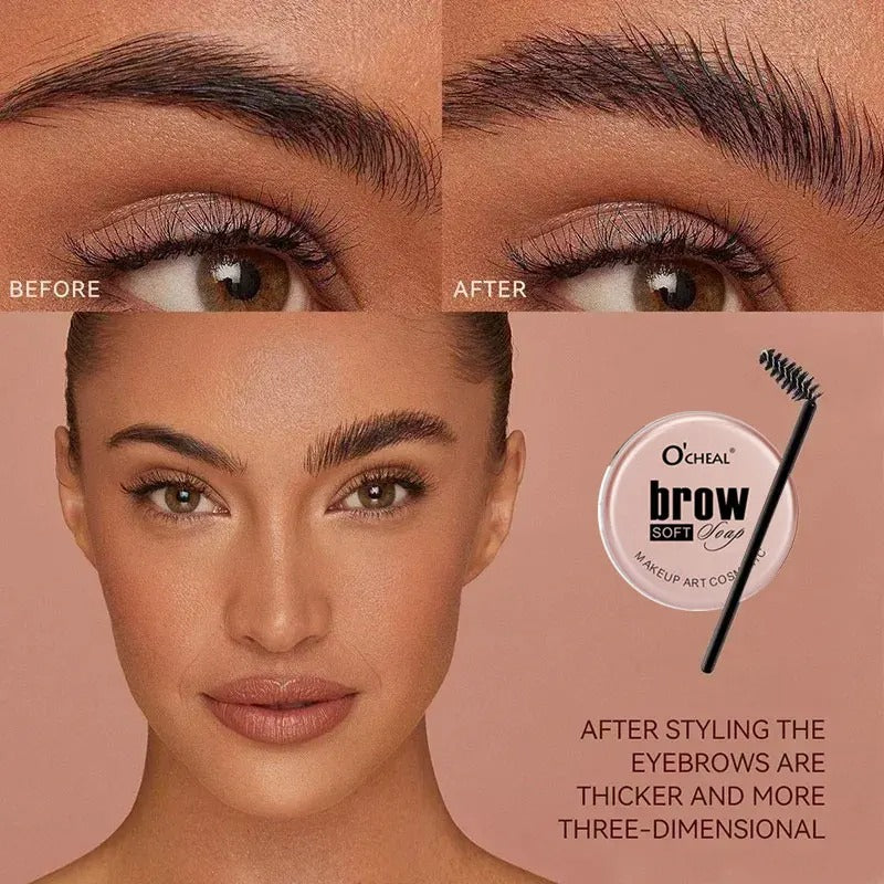 17730 1b-026 Crema 3D impermeable para cejas 1 Pza